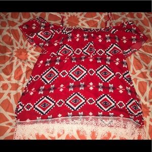 Off the shoulder top